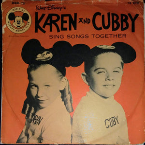 Karen & Cubby : Sing Songs Together (10")