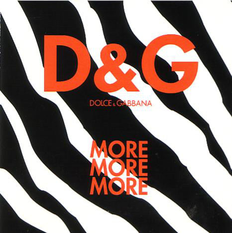 Dolce & Gabbana : More More More (CD, Maxi)