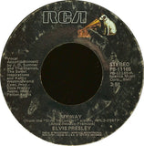 Elvis Presley : My Way / America (7", Single, Mono, Styrene)