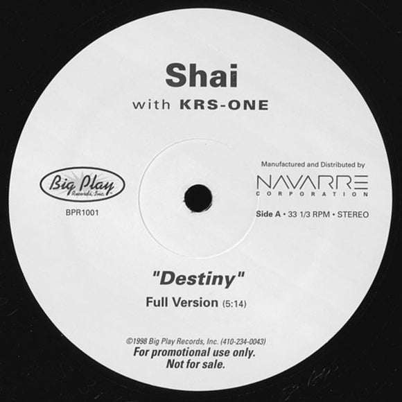 Shai (3) with KRS-One : Destiny (12