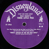 Sterling Holloway, Tutti Camarata : The Stories And Songs Of Walt Disney's Three Little Pigs (How They Fooled The Big Bad Wolf & Three Little Wolves And Invented A Wolf-Spanking Machine) (LP)