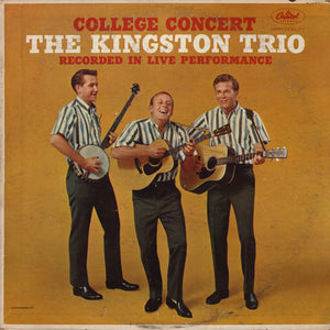 Kingston Trio : College Concert (LP, Album, Mono, Scr)