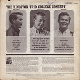 Kingston Trio : College Concert (LP, Album, Mono, Scr)