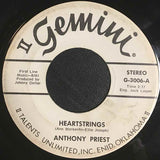 Anthony Priest : Heartstrings / Jet Set Baby (7", Single)