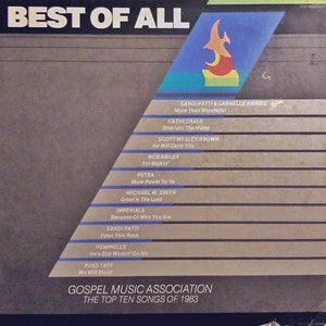 Various : Best Of All, Gospel Music Association: The Top Ten Songs Of 1983 (LP, Comp)