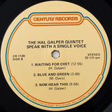 Hal Galper Quintet : Speak With A Single Voice (LP, Album)