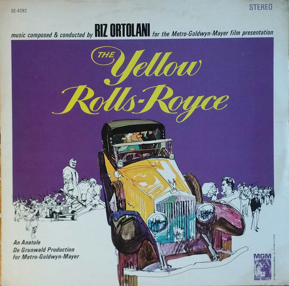 Riz Ortolani : The Yellow Rolls-Royce (Original Soundtrack) (LP, Album)