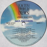 Cactus World News : Urban Beaches (LP, Album, Pin)