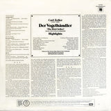 Carl Zeller : Der Vogelhandler (The Bird Seller), Highlights (LP, Quad)