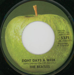 The Beatles : Eight Days A Week (7", Single, RE)