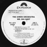 The Simon Orchestra : Mr. Big Shot (LP, Album, Promo, 56 )