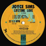 Joyce Sims : Lifetime Love (12")