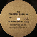 Joseph Lampl : The Record Way To Stop Smoking (LP, Album)