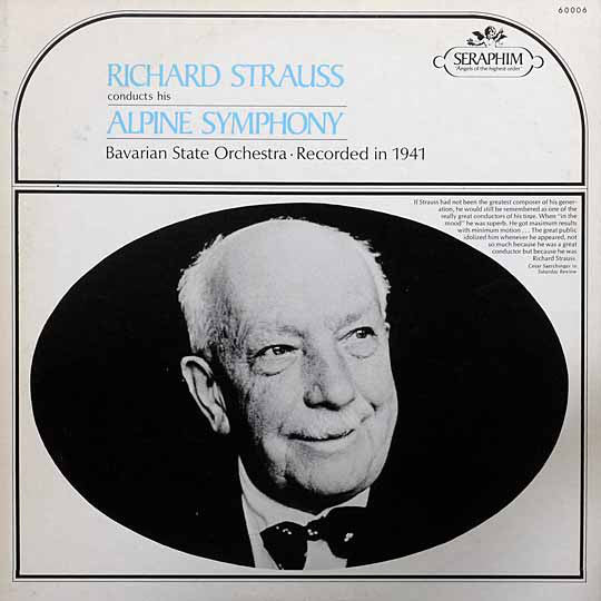 Richard Strauss : Alpine Symphony (LP, Mono, RE)