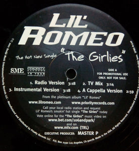 Lil' Romeo : The Girlies / My Baby (12", Promo)