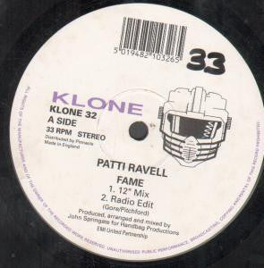 Patti Ravell : Fame (12")