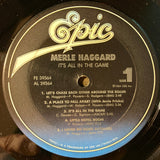 Merle Haggard : It's All In The Game (LP, Album, Pit)