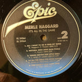 Merle Haggard : It's All In The Game (LP, Album, Pit)