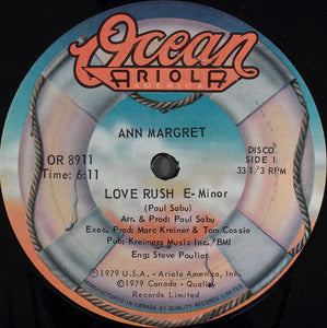 Ann Margret : Love Rush (12")