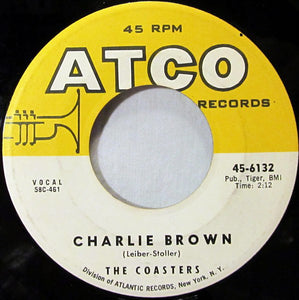 The Coasters : Charlie Brown / Three Cool Cats (7", Single)