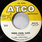 The Coasters : Charlie Brown / Three Cool Cats (7", Single)