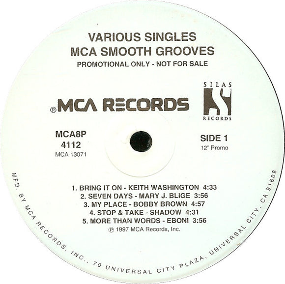 Various : Various Singles - MCA Smooth Grooves (12