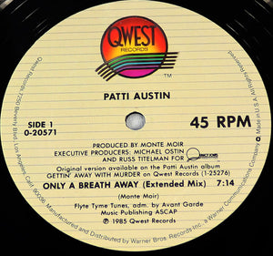 Patti Austin : Only A Breath Away (12", Maxi)