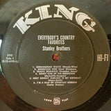 The Stanley Brothers : Everybody's Country Favorites (LP, Album, Mono)