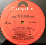 Gerry Woo (2) : Listen To My Heart Beat (LP, Album, Promo)