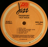 Passport (2) : Talk Back (LP, Album)