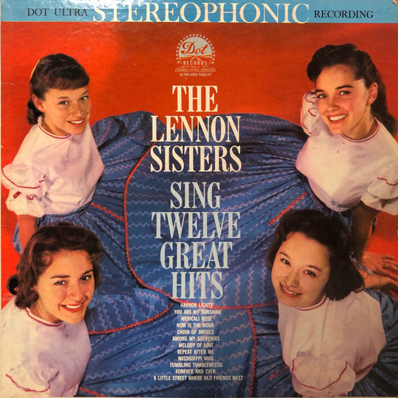 The Lennon Sisters : Sing Twelve Great Hits (LP, Red)