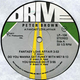 Peter Brown (2) : A Fantasy Love Affair (LP, Album, Gat)