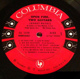 Johnny Mathis : Open Fire, Two Guitars (LP, Album, Mono)