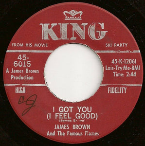 James Brown And The Famous Flames* : I Got You (I Feel Good)  (7", Single)