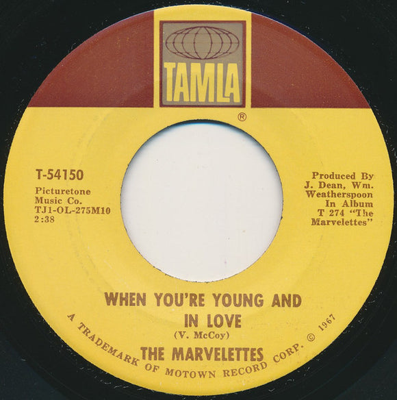 The Marvelettes : When You're Young And In Love (7