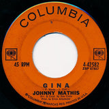 Johnny Mathis : Gina (7", Single)