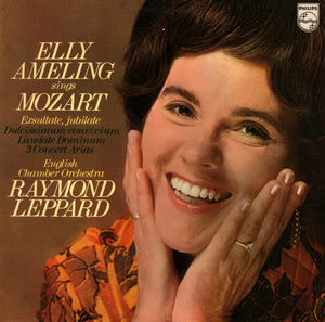 Elly Ameling, English Chamber Orchestra, Raymond Leppard - Mozart* : Elly Ameling Sings Mozart (Exsultate, Jubilate / Dulcissimum Convivium / Laudate Dominum / 3 Concert Arias) (LP)