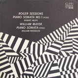 Roger Sessions / William Mayer : Sessions : Piano Sonata No. 1 / Mayer : Piano Sonata (LP)