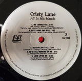 Cristy Lane : All In His Hands (LP, Album)