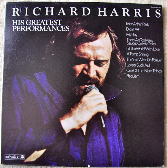 Richard Harris : Richard Harris: His Greatest Performances (LP, Comp)