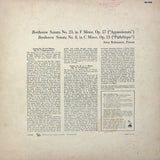 Ludwig van Beethoven, Arthur Rubinstein : "Appassionata" And "Pathétique" Sonatas (LP, Album)