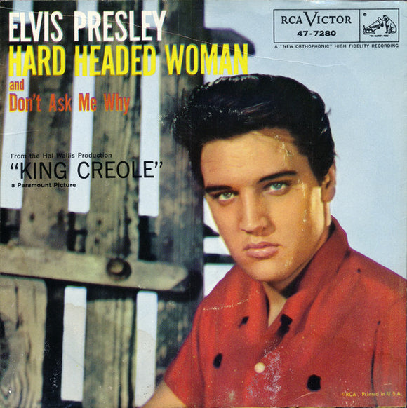 Elvis Presley With The Jordanaires : Hard Headed Woman (7