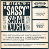 Sarah Vaughn* : That Everlovin' "Sassy" (LP, Comp)