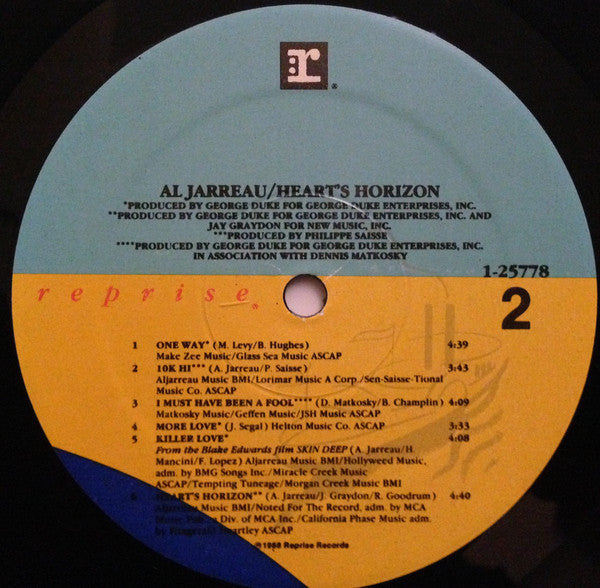 Buy Al Jarreau : Heart's Horizon (LP, Album) Online for a great