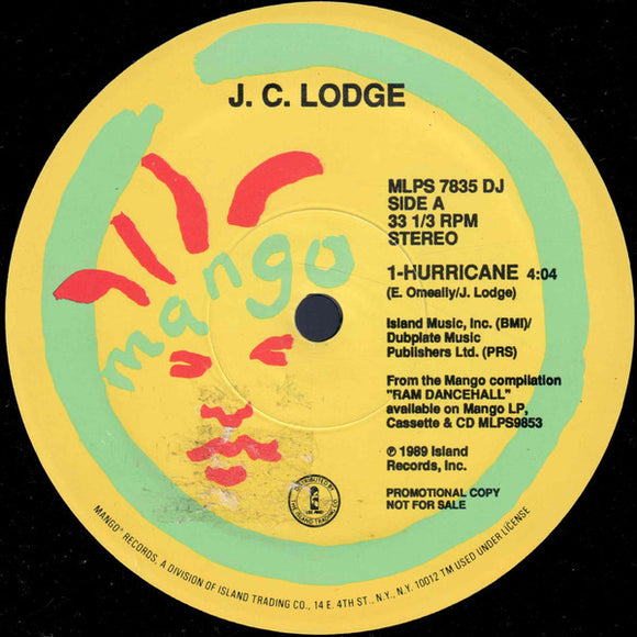 JC Lodge : 1-Hurricane (12