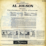 Al Jolson : The Immortal Al Jolson (LP, Mono, Pin)