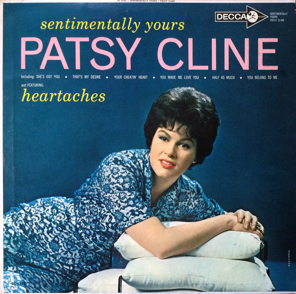 Patsy Cline : Sentimentally Yours (LP, Album, Mono, Glo)