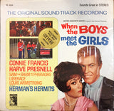 Various : When The Boys Meet The Girls - The Original Sound Track Recording (LP, Album, MGM)