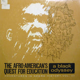 Elsie M. Lewis : The Afro-American's Quest For Education: A Black Odyssey Adventures In Negro History, Vol. III (LP, Mono)