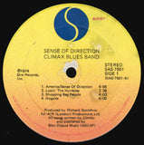 Climax Blues Band : Sense Of Direction (LP, Album, SON)